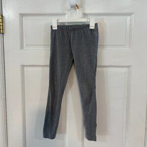Girls Leggings by Crazy 8 sz M (7/8), Grey, Great Condition! Sparkly Side Stripe